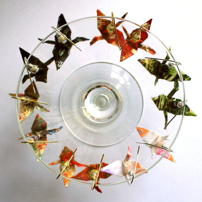 Origami Earrings, by Midori Furze