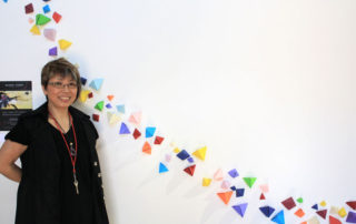 Origami Wall, by Midori Furze