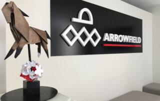 Origami horse centrepiece for Arrowfield