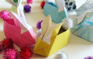 origami bunnies