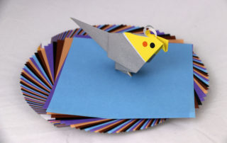 origami cockatiel