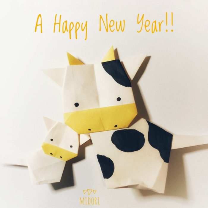 Origami Cows