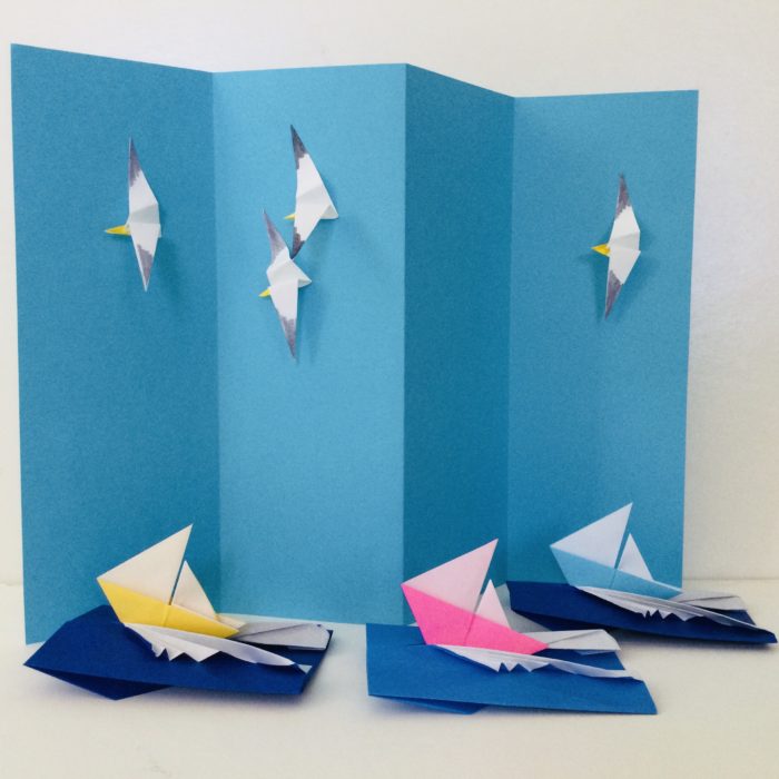 Origami Yacht Race