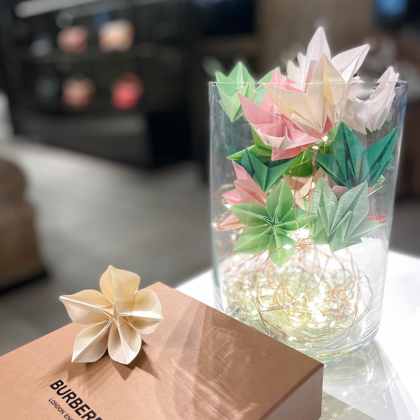 Origami Demonstration at Burberry Sydney
