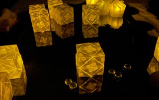 Origami lanterns