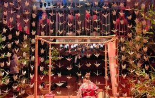 Tea room & origami installation