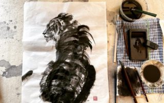 Sumie - tiger